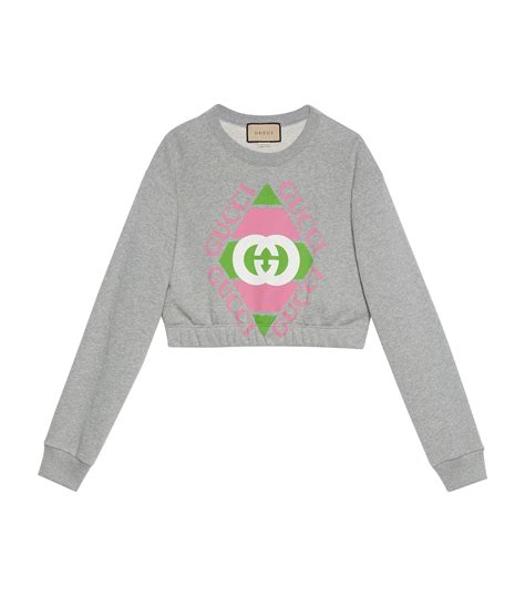 isabelle gucci sweater|Gucci cropped sweatshirt etsy.